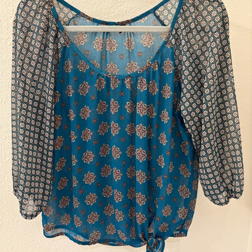Boho style Sheer Women's Top